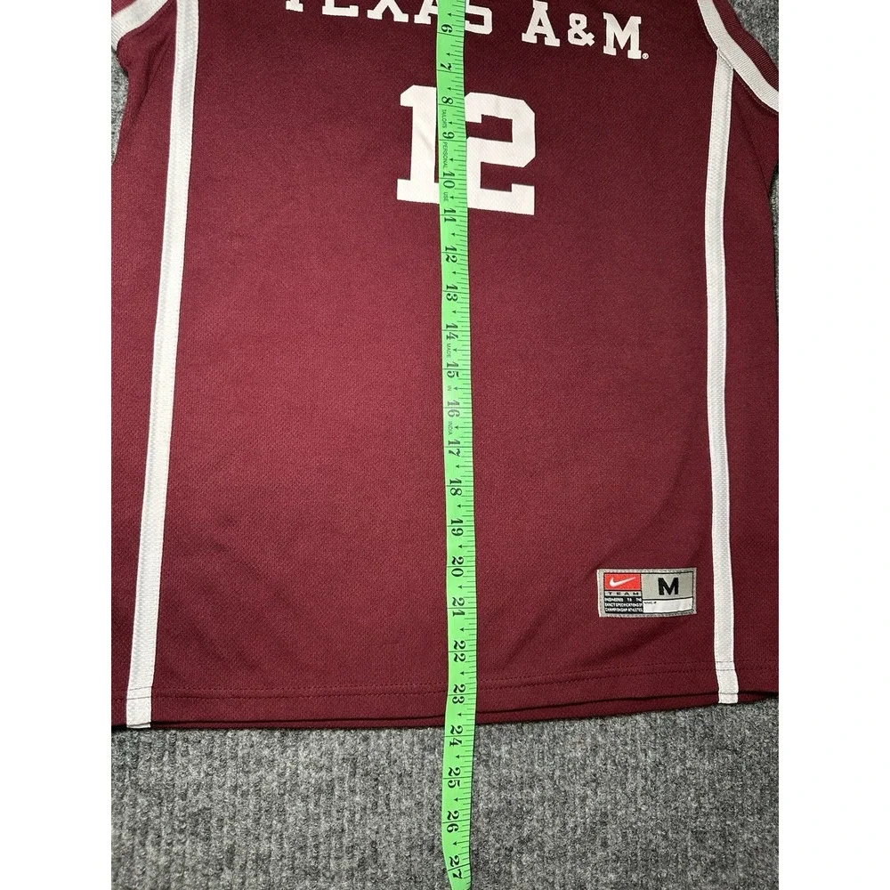 Vintage Y2K‎ Nike Texas A&M Basketball Jersey Size Medium Collegiate